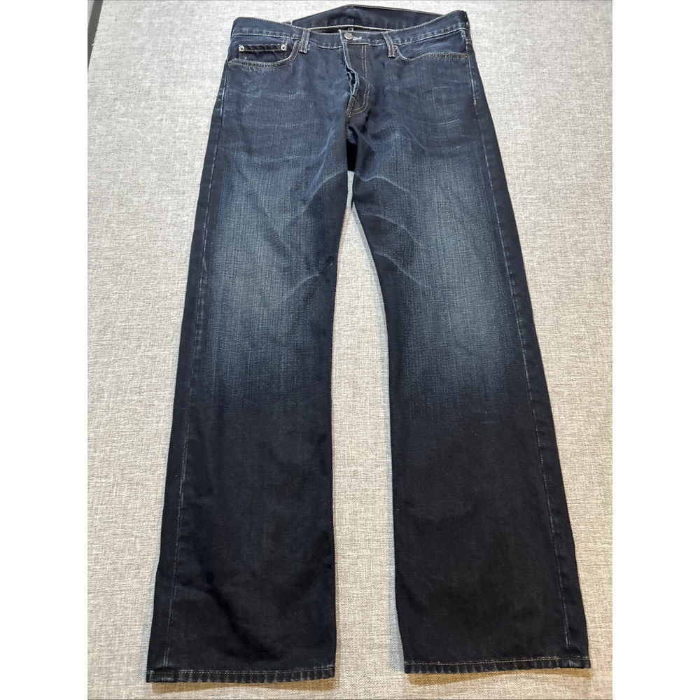 Ruehl No 925 Jeans Mens 34x34 Fits 34x32 Boot Cut Button Fly Y2K Made In USA